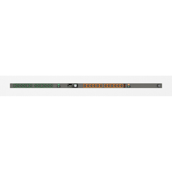 Vertiv Geist MGU5MGB1-24PH63-3PS6B2A10-S, Überwacht, 0U, Einphasig, Senkrecht, Schwarz, LCD