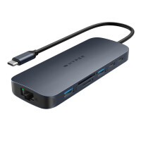 Targus HD4006GL, USB 3.2 Gen 2 (3.1 Gen 2) Type-C, 140 W, 10,100,1000 Mbit/s, IEEE 802.3, IEEE 802.3ab, IEEE 802.3u, Schwarz, MicroSD (TransFlash), SD