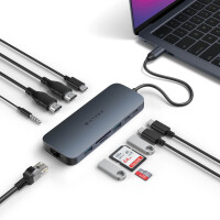 Targus HD4006GL, USB 3.2 Gen 2 (3.1 Gen 2) Type-C, 140 W, 10,100,1000 Mbit/s, IEEE 802.3, IEEE 802.3ab, IEEE 802.3u, Schwarz, MicroSD (TransFlash), SD