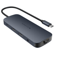 Targus HD4006GL, USB 3.2 Gen 2 (3.1 Gen 2) Type-C, 140 W, 10,100,1000 Mbit/s, IEEE 802.3, IEEE 802.3ab, IEEE 802.3u, Schwarz, MicroSD (TransFlash), SD