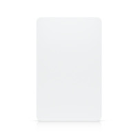 Ubiquiti UA-Card-W-10, Näherungszugangskarte, 13,56 MHz, Weiß, 10 Stück(e), 85,6 mm, 54 mm