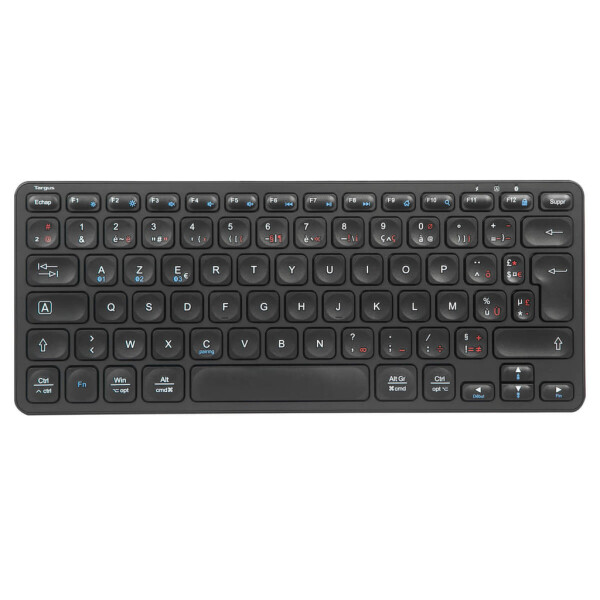 Targus AKB862FR, Kabellos, Bluetooth, AZERTY, Schwarz