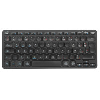 Targus AKB862FR, Kabellos, Bluetooth, AZERTY, Schwarz