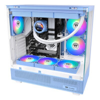 Thermaltake Fan Hydrangea Blue CT120, Ventilator, 12 cm, 500 RPM, 2000 RPM, Blau, Weiß