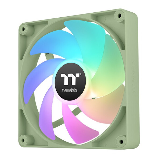 Thermaltake Matcha Green CT120, Ventilator, 12 cm, 500 RPM, 2000 RPM, 57,05 m³/h, Grün, Weiß