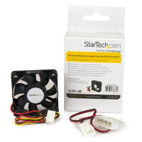 StarTech.com FAN5X1TX3, Ventilator, 5 cm, 4500 RPM, 23 dB, 8,63 cfm, Schwarz