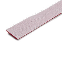 StarTech.com 7,6 m Klettbandrolle - Wiederverwendbare Zuschneidbare Klettkabelbinder - Industrielle Klettverschluss Rolle / Klettband Rolle - Klettbänder für Kabelmanagement - Rot, Kabelbinder mit Klettverschluss, Nylon, Rot, -10 - 80 °C, 7600 mm, 19 mm