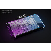 Alphacool 10269, Rückenplatte, Acryl, Aluminium, Chrom, Kupfer, Nylon, Schwarz, Chrom, 3-Pin JST, 1/4", 60 °C