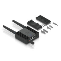 Ubiquiti UMR-Ultra, Router für Mobilfunknetz, Schwarz, Aluminium, Polycarbonat (PC), DIN-Schienen-/Wandmontage, Status, Schnelles Ethernet