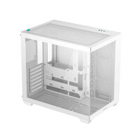 Deepcool CG530 WH, Midi Tower, PC, Weiß, ATX, ITX, micro ATX, Acrylnitril-Butadien-Styrol (ABS), SPCC, Gehärtetes Glas, Gaming