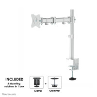 Neomounts NM-D135SILVER Monitorarm 10-30",...