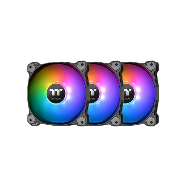 Thermaltake CL-F063-PL12SW-A, Ventilator, 12 cm, 500 RPM, 1500 RPM, 56,45 cfm, Schwarz, Weiß