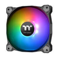 Thermaltake CL-F063-PL12SW-A, Ventilator, 12 cm, 500 RPM, 1500 RPM, 56,45 cfm, Schwarz, Weiß