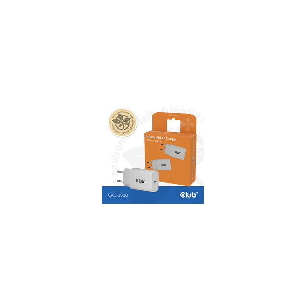 Club 3D CAC-3020 USB Ladegerät 30 W Weiß Innenbereich