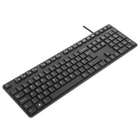 Targus AKM622ES, Volle Größe (100%), Kabelgebunden, USB, QWERTY, Schwarz, Maus enthalten