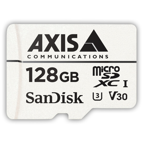 Axis 01678-001, 128 GB, MicroSDXC, Klasse 10, 80 MB/s, 80 MB/s, Class 1 (U1)