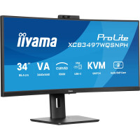 Iiyama ProLite XCB3497WQSNPH-B1, 86,4 cm (34"), 3440 x 1440 Pixel, 0,4 ms, Schwarz