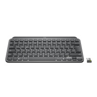 Logitech MX Keys Mini For Business, Kabellos, RF Wireless + Bluetooth, Scherenschalter, QWERTZ, LED, Graphit