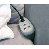 Brennenstuhl 1150290, Indoor, AC, 2,5 A, IP20, 3 m, Anthrazit, Grau