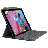 Logitech Slim Folio, QWERTY, Italienisch, 1,7 cm, 1,5 mm, Apple, iPad (7th gen)