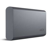 LaCie Mobile SSD Secure, 2 TB, USB Typ-C, 3.2 Gen 2 (3.1 Gen 2), 1050 MB/s, Passwortschutz, Grau