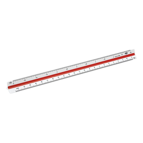 WEDO 52 55001, Kunststoff, Rot, Weiß, 300 mm, 1 Stück(e)