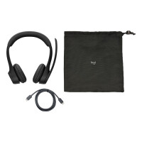 Logitech Zone 305, Kabellos, Car/Home office, 122 g, Kopfhörer, Schwarz