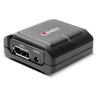 Lindy 38415, 7680 x 4320 Pixel, AV-Repeater, 35 m, Kabelgebunden, Schwarz, HDCP