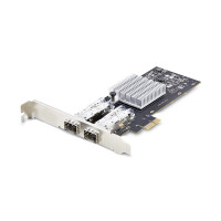 StarTech.com 2-Port GbE SFP Netzwerkkarte, PCIe 2.0 x1, Intel I350-AM2 2x 1GbE, 1000BASE Kupfer/Glasfaser Netzwerkkarte, Gigabit LWL/LAN Karte, Desktop/Server PCIE Netzwerkadapter, Windows und Linux Kompatibel, Eingebaut, Kabelgebunden, PCI Express, Faser