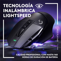Logitech G G502 X LIGHTSPEED, rechts, Optisch, RF Wireless, 25600 DPI, Schwarz