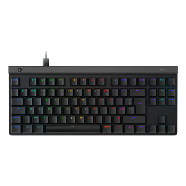 Logitech G G515, Kabelgebunden, USB, Mechanischer Switch, AZERTY, RGB-LED, Schwarz