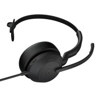 Jabra Evolve2 50 USB C/A MS Mono, Kabelgebunden, 20 - 20000 Hz, Büro/Callcenter, 99 g, Kopfhörer, Schwarz