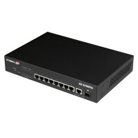 Edimax Switch GS-5210PLG, Managed, Gigabit Ethernet (10/100/1000), Gigabit Ethernet, Vollduplex, Power over Ethernet (PoE), Rack-Einbau
