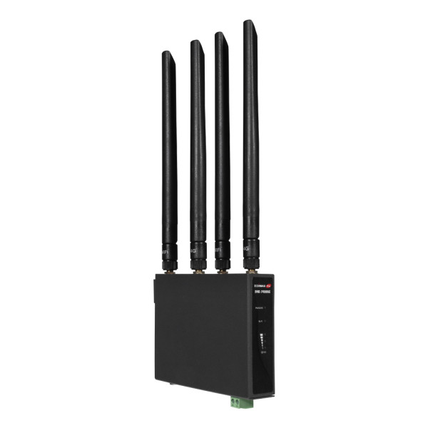 Edimax D4G-7459AC, Wi-Fi 5 (802.11ac), Dual-Band (2,4 GHz/5 GHz), Ethernet/LAN, 4G, Schwarz, Industrieller Router