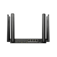 Edimax 5G-8649AX, Wi-Fi 5 (802.11ac), Dual-Band (2,4 GHz/5 GHz), Ethernet/LAN, 5G, Schwarz, Rack-/Wandrouter