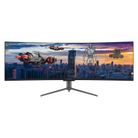 LC-Power LC-M49-DQHD-120-C-Q, 124,5 cm (49"), 5120 x 1440 Pixel, UltraWide Quad HD, QLED, 6 ms, Schwarz