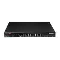 Edimax 24-Port Gigabit PoE+ Web Smart Switch mit 4-Port...