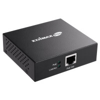 Edimax GP-101ET, Netzwerksender, 100 m, 10,100,1000 Mbit/s, 10/100/1000Base-T(X), IEEE 802.3, IEEE 802.3ab, IEEE 802.3af, IEEE 802.3at, IEEE 802.3u, Schwarz