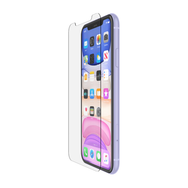 Belkin SCREENFORCE InvisiGlass Ultra, Apple, iPhone 11, iPhone XR, Antibakteriell, Transparent, 1 Stück(e)