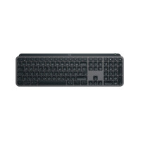 Logitech MX Keys S, Volle Größe (100%), Kabellos, RF Wireless + Bluetooth, Scherenschalter, LED, Graphit