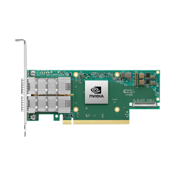 NVIDIA ConnectX-6, Eingebaut, Kabelgebunden, PCI Express, Faser, 100000 Mbit/s, Mehrfarbig