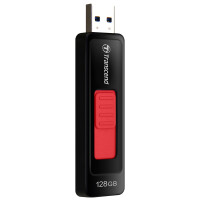Transcend JetFlash elite JetFlash 760, 128GB, 128 GB, USB Typ-A, 3.2 Gen 1 (3.1 Gen 1), Dia, 12 g, Schwarz, Rot
