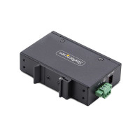 StarTech.com 5-Port Mini Netzwerk Switch für Hutschiene/Wandmontage, Unmanaged Industrie Gigabit LAN Switch, Robuster IP30 100Mb/1Gb Switch, -40-75° C, 9-60 VDC, TAA Konform, Unmanaged, Gigabit Ethernet (10/100/1000), Vollduplex, Wandmontage