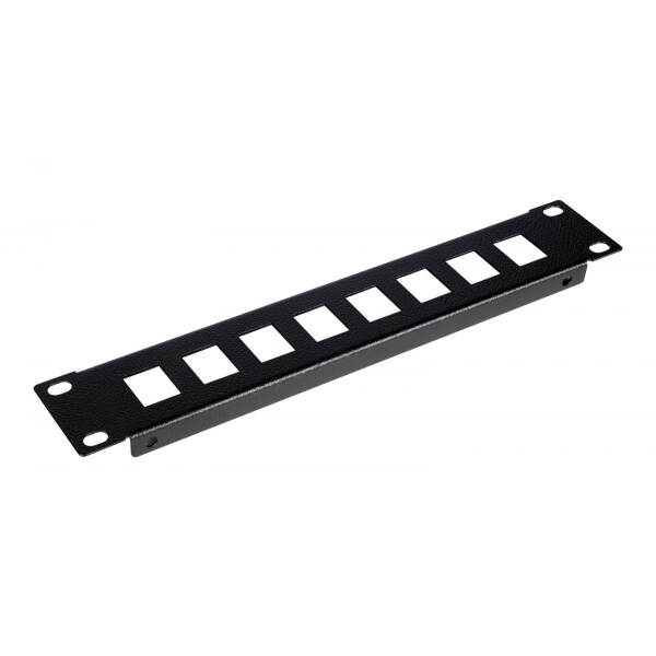 Equip EZKP-10-B, Grundpfeilerplatte, Schwarz, Metall, 1U, 25,4 cm (10"), 254 mm