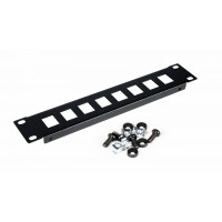 Equip EZKP-10-B, Grundpfeilerplatte, Schwarz, Metall, 1U, 25,4 cm (10"), 254 mm