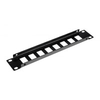 Equip EZKP-10-B, Grundpfeilerplatte, Schwarz, Metall, 1U, 25,4 cm (10"), 254 mm