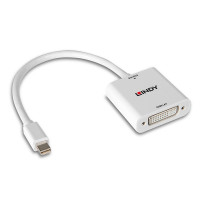 Lindy 38318, 0,18 m, Mini DisplayPort, DVI-I, Männlich, Weiblich, Gerade