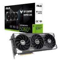 ASUS TUF Gaming TUF-RTX5060TI-O16G-GAMING, GeForce RTX 5060 Ti, 16 GB, GDDR7, 128 Bit, 7680 x 4320 Pixel, PCI Express 5.0