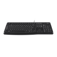 Logitech Keyboard K120 for Business, Kabelgebunden, USB, QWERTY, Schwarz