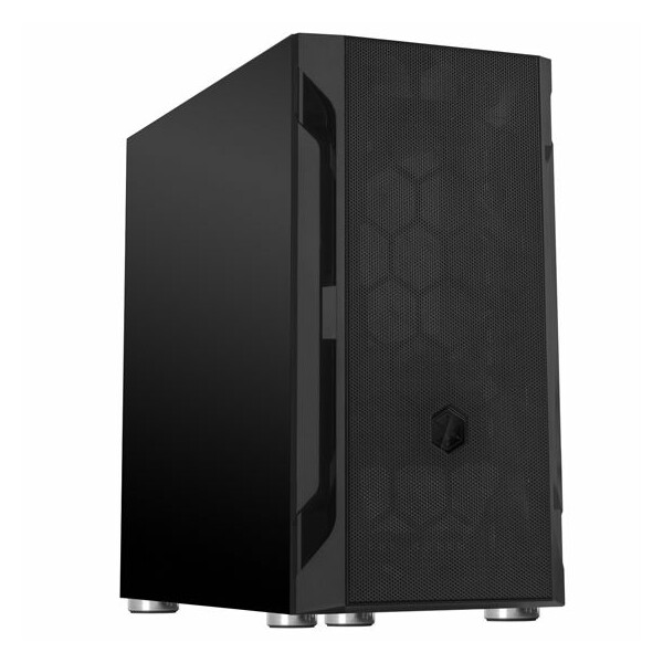 SilverStone FARA H1M, Micro Tower, PC, Schwarz, micro ATX, Mini-DTX, Mini-ITX, Stahl, 16 cm